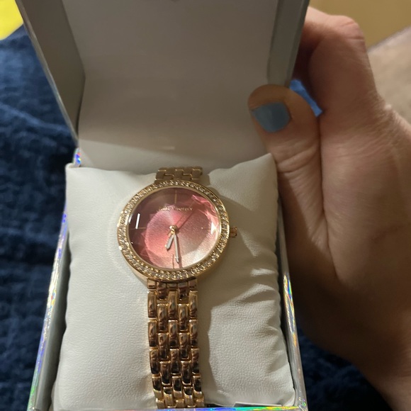Juicy Couture Accessories - Juicy couture Black Lab rose gold with diamonds watch, from Macys